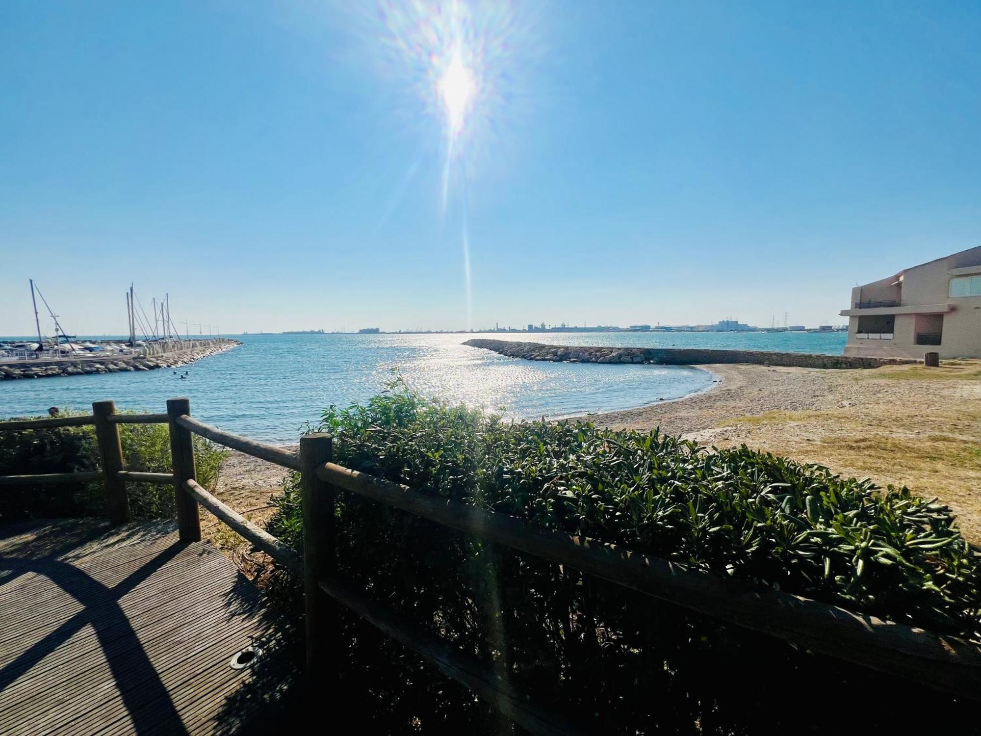Perle Du Rivage - Plage 50M, Clim, Wifi, 2 Pers Fos-sur-Mer Exteriör bild