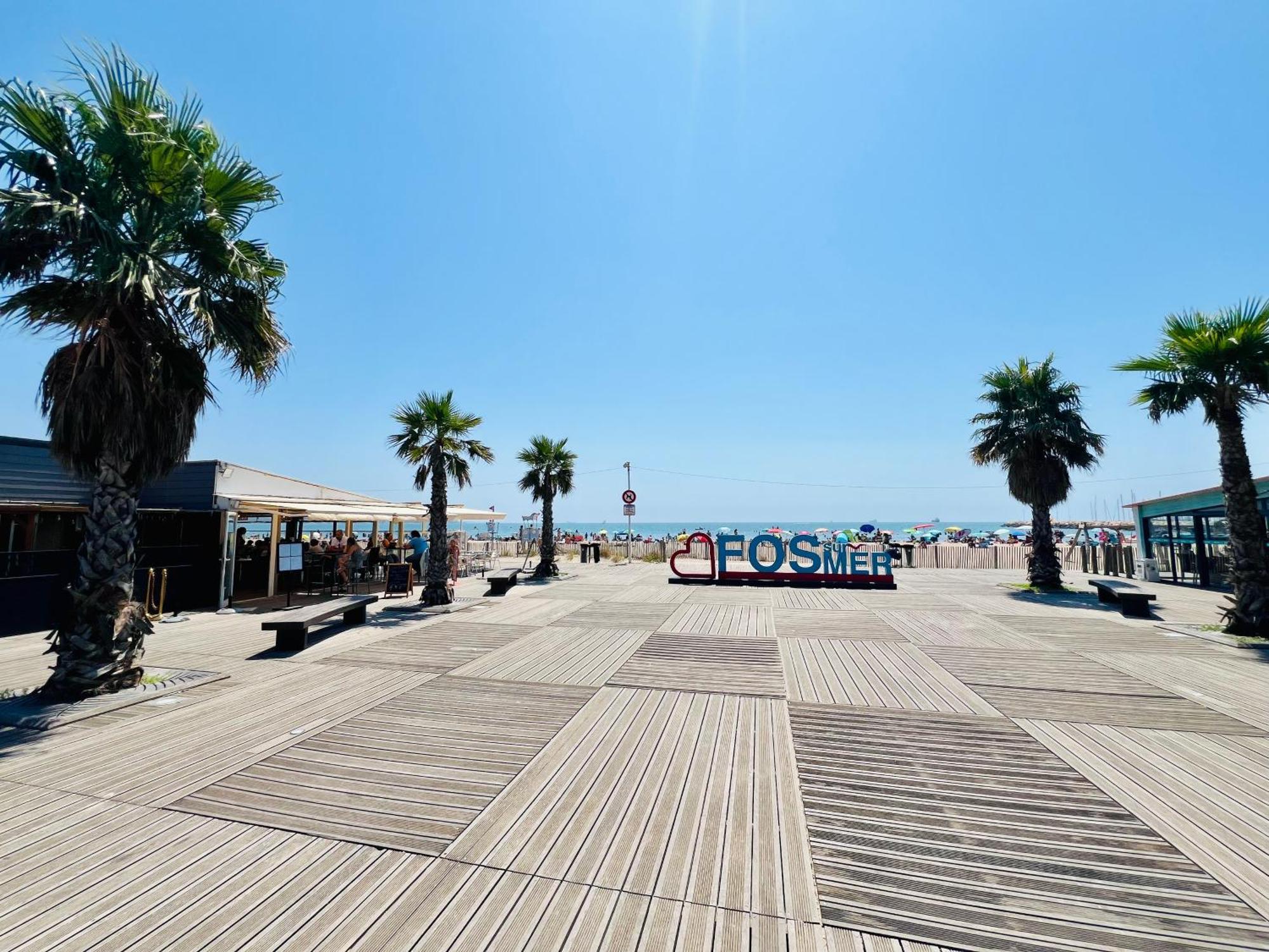 Perle Du Rivage - Plage 50M, Clim, Wifi, 2 Pers Fos-sur-Mer Exteriör bild